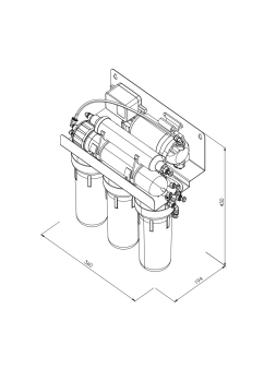 CLASSIC-5 BWT REVERSE OSMOSIS SYSTEM WITH PUMP