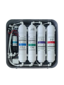 INLINE-4 REVERSE OSMOSIS SYSTEM WITH PUMP